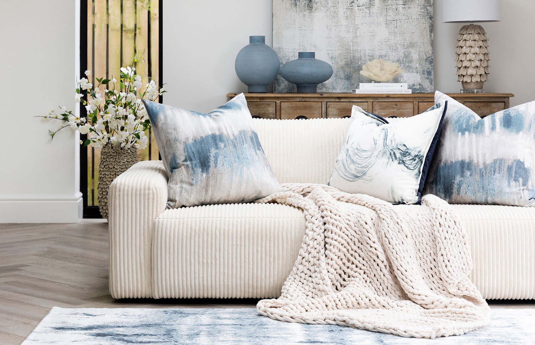 Curating Cushions featuring Kyra Crane cushions.