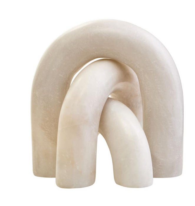 Nason White Marble Arch Decor Sculpture