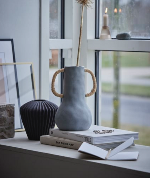 Susia Round Grey Vase