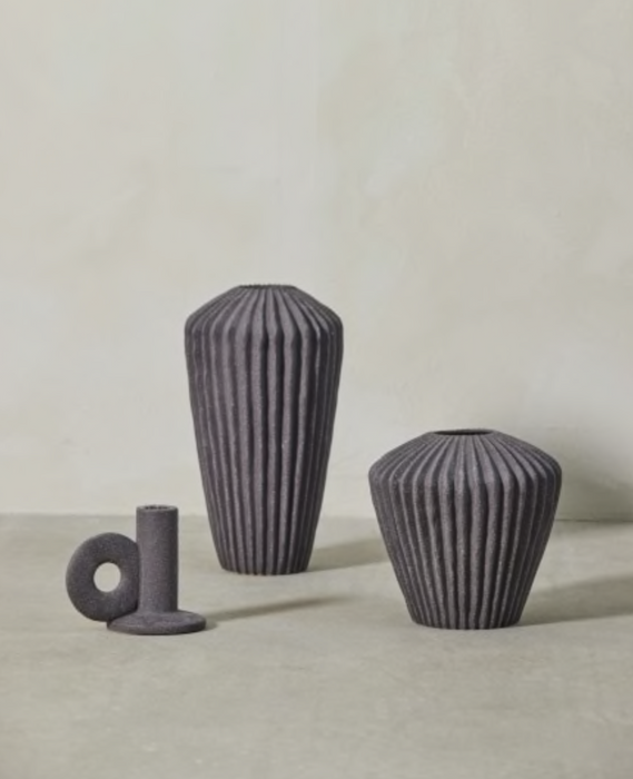 Susia Tall Grey Vase