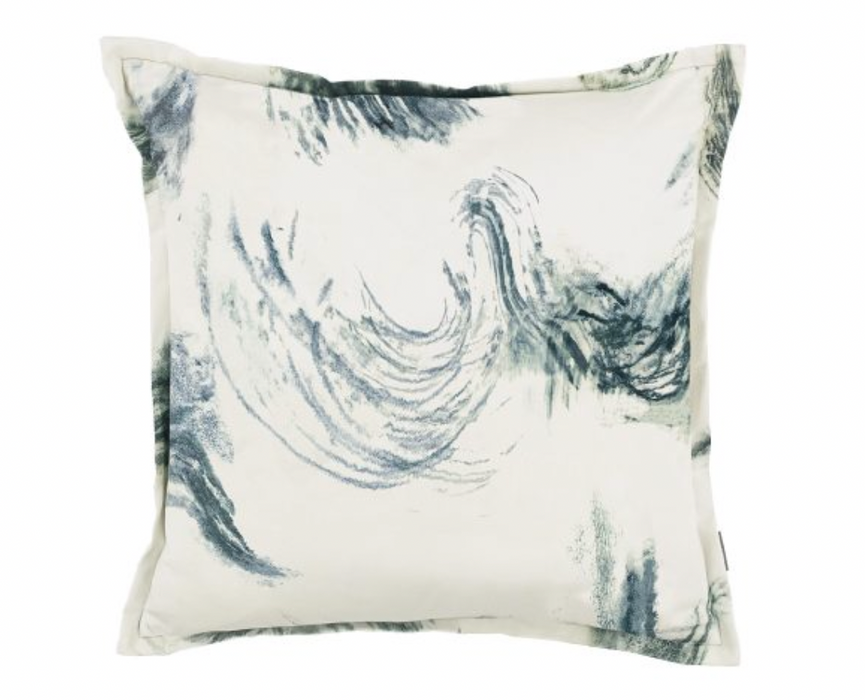 Twisting Printed Velvet Cushion