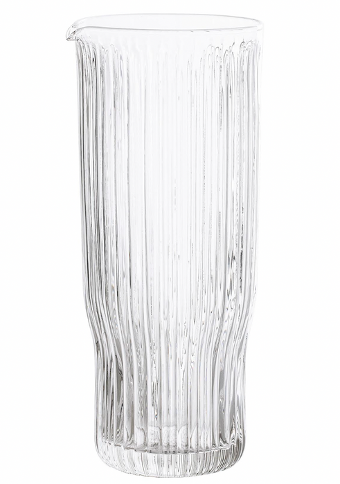 Textured Glass Water Carafe