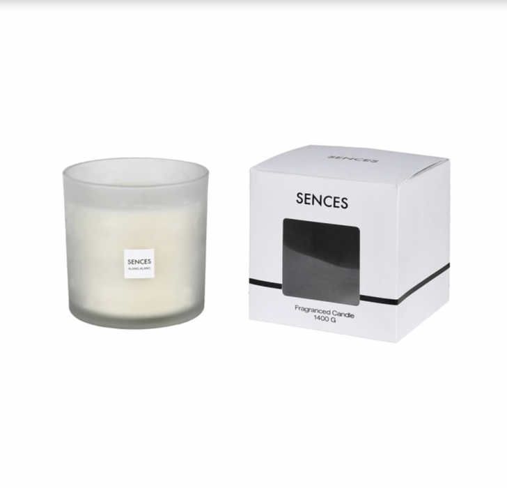 Large White 3 Wick Candle