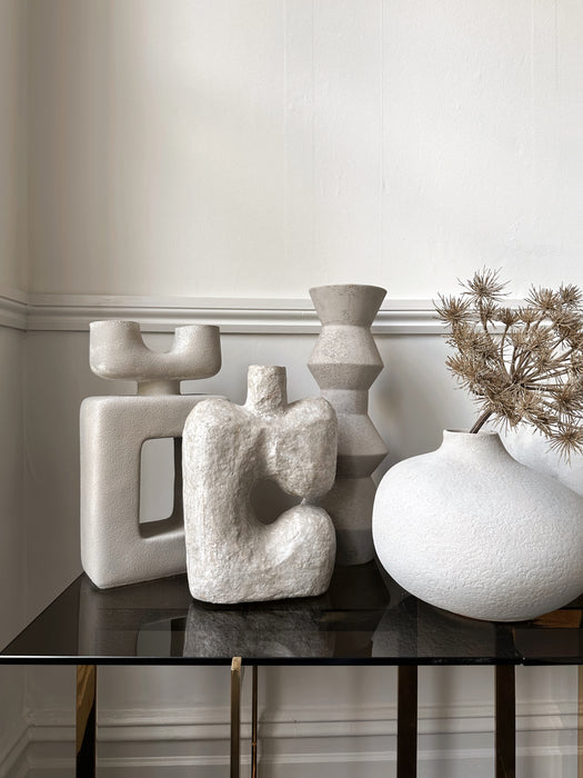 Grey Sculptural Vase