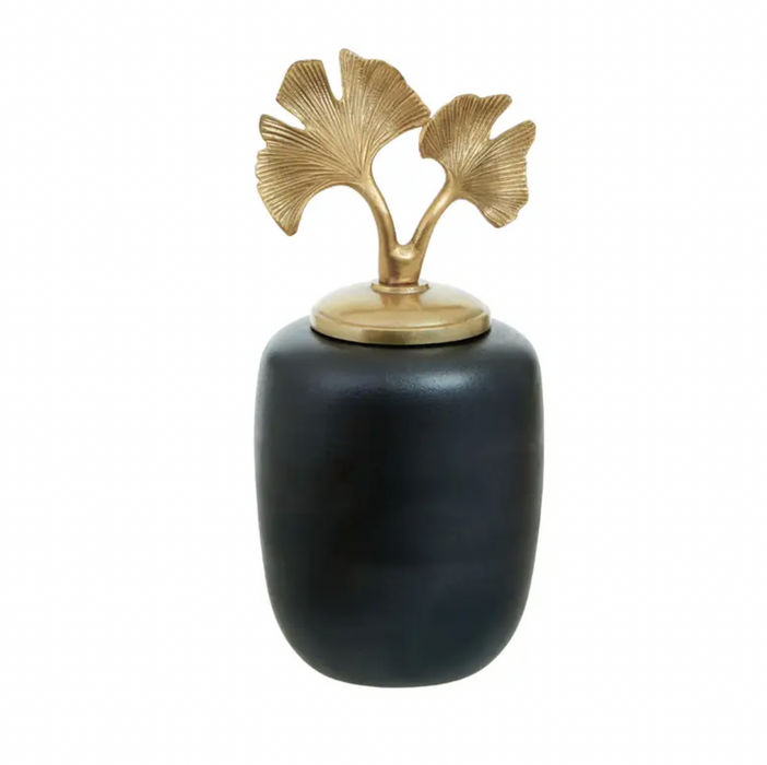 Tall Gingko Jar