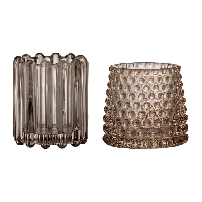 Taupe Votive Set of 2