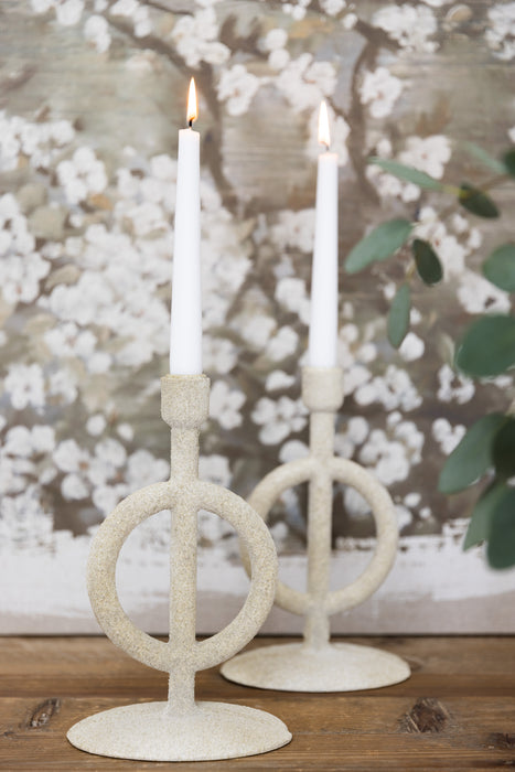 Nordic Geometric Candlestick Holder