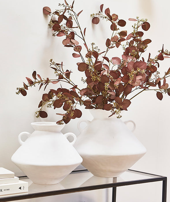 Plum Toned Eucalyptus Decor