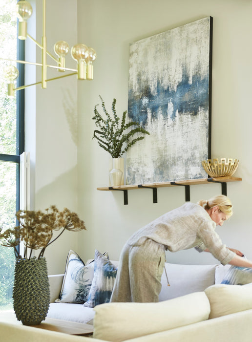 Large Structured Gold Bowl