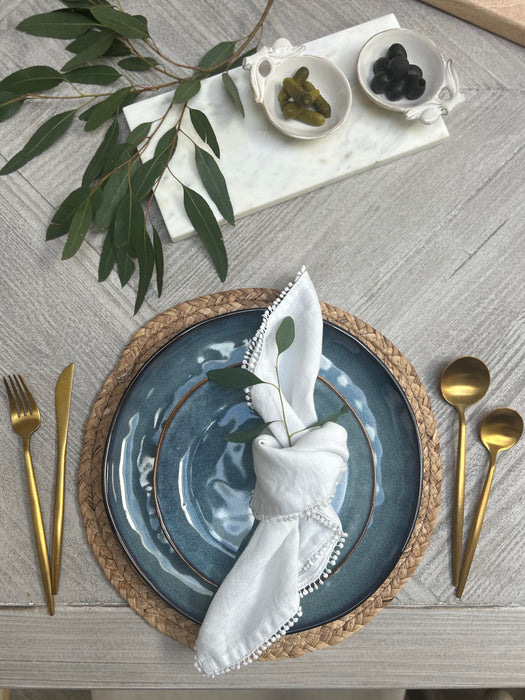 Organic Cornflower Dinner Plates