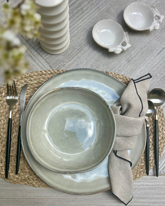 Organic Flax Dinner Plate
