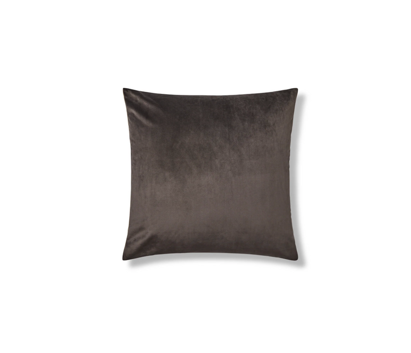 Jasper Square Cushion Velvet Mole
