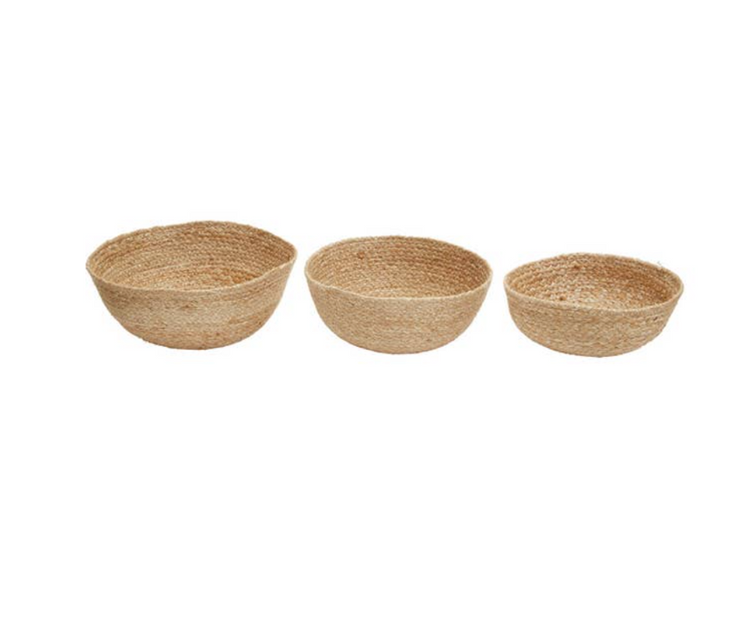 Lidi Set Of Three Jute Baskets