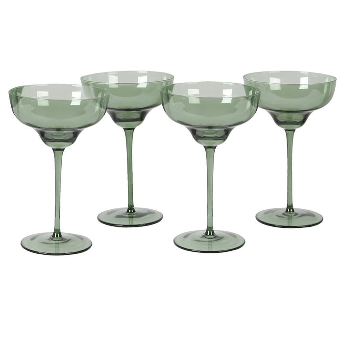 Green Martini / Champagne Glass