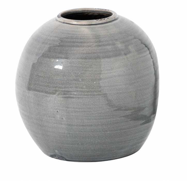 Grey Glazed Vase