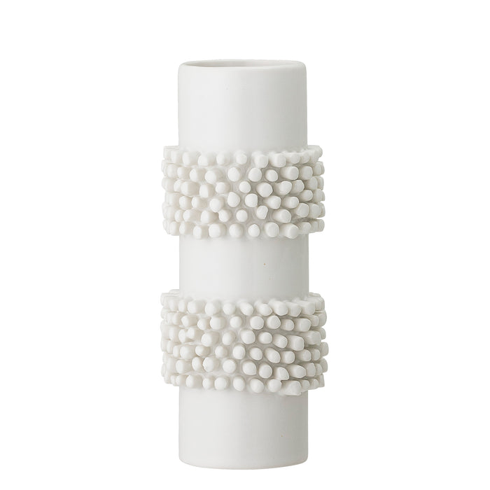 Coral Inspired Straight Stoneware Vase