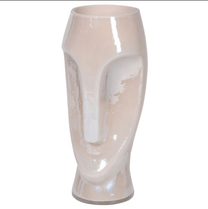 Warm Grey Visage Vase