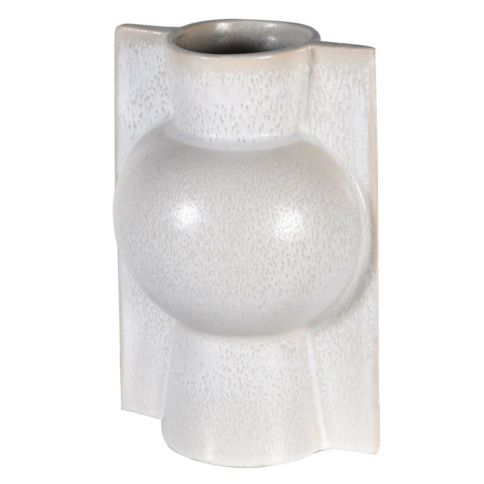 Cream Ceramic Bubble Vase