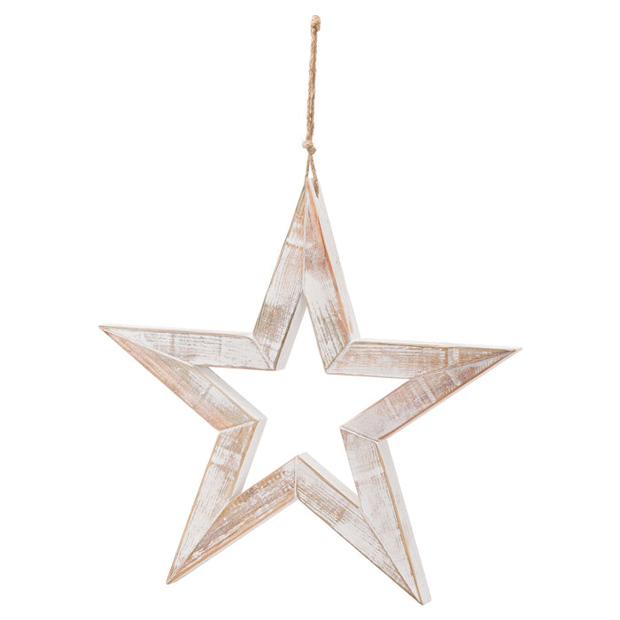 Large Wooden Decorative Star